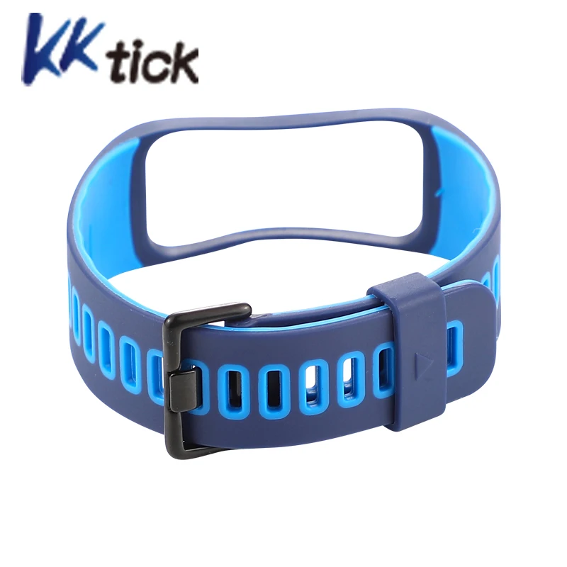 KKTICK 4 цвета красные синие Зеленый Черный Браслет Smartwatch ремни 22 мм широкий