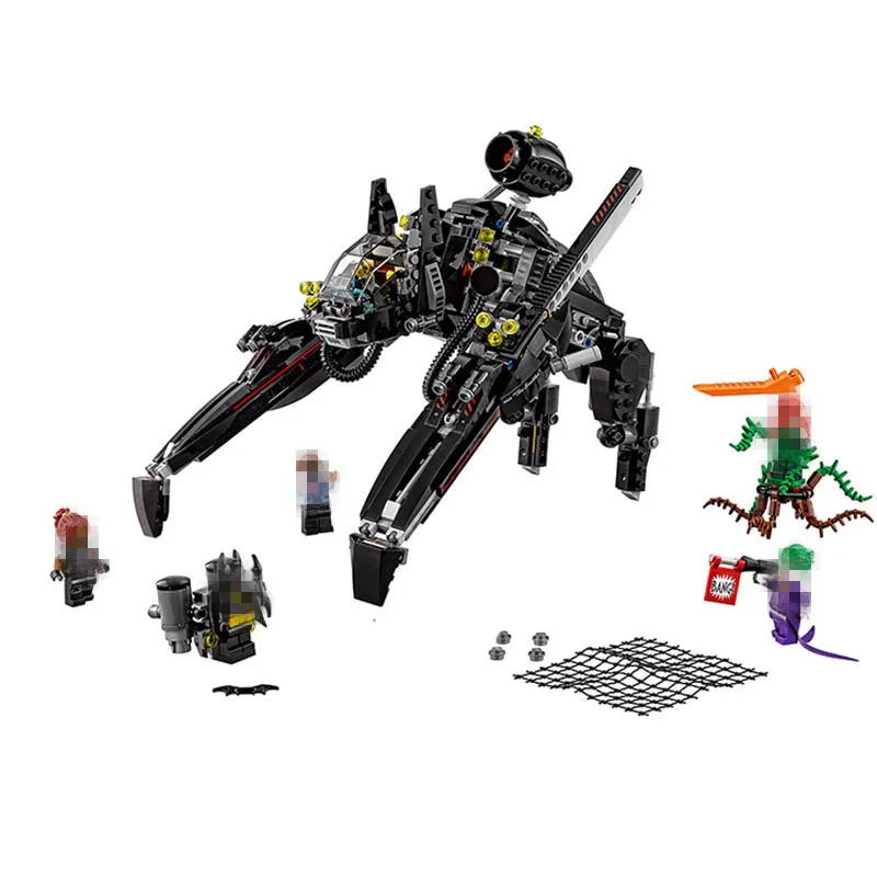 

STZhou 775pcs LEPIN Batman Ride The Scuttler With Batman Man-Bat Building Block Toys Compatible Legoe Batman Movie