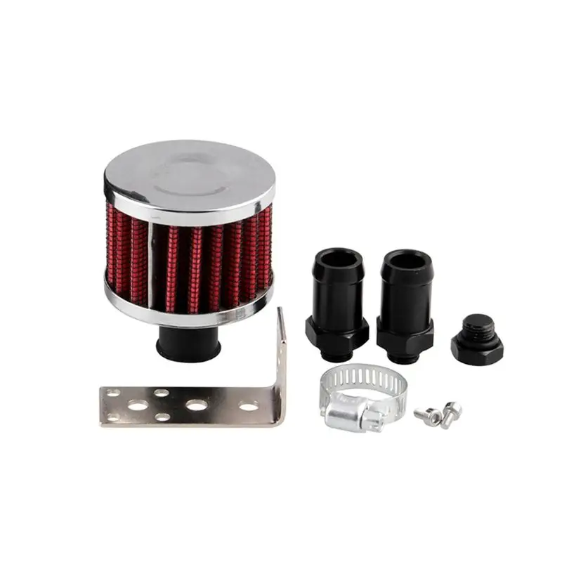 Car Modification Ventilator Oil Can With Air Filter Universal Style Exhaust Machine Breather Reservoir Tank Filter Car Modification Ventilator Oil Can With Air Filter Universal Style Exhaust Machine Breather Reservoir Tank Filter