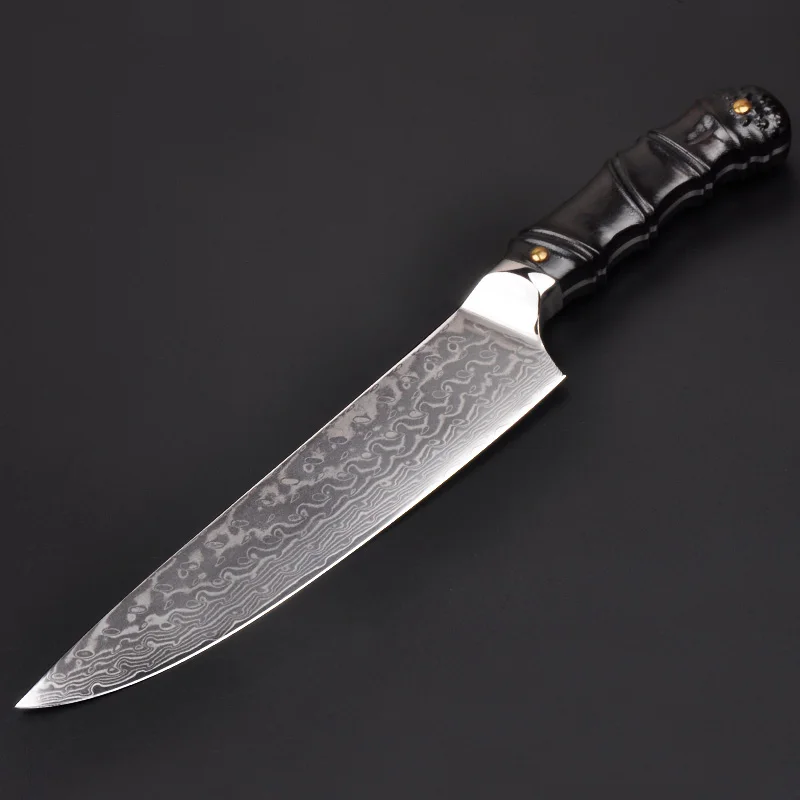 Kitchen Knife 8 inch Pro Chef Knives Japanese VG10 67 Layers Steel Damascus Kitchen Knife Sandal wood Kitchen Knife 8 inch Pro Chef Knives Japanese VG10 67 Layers Steel Damascus Kitchen Knife Sandal wood