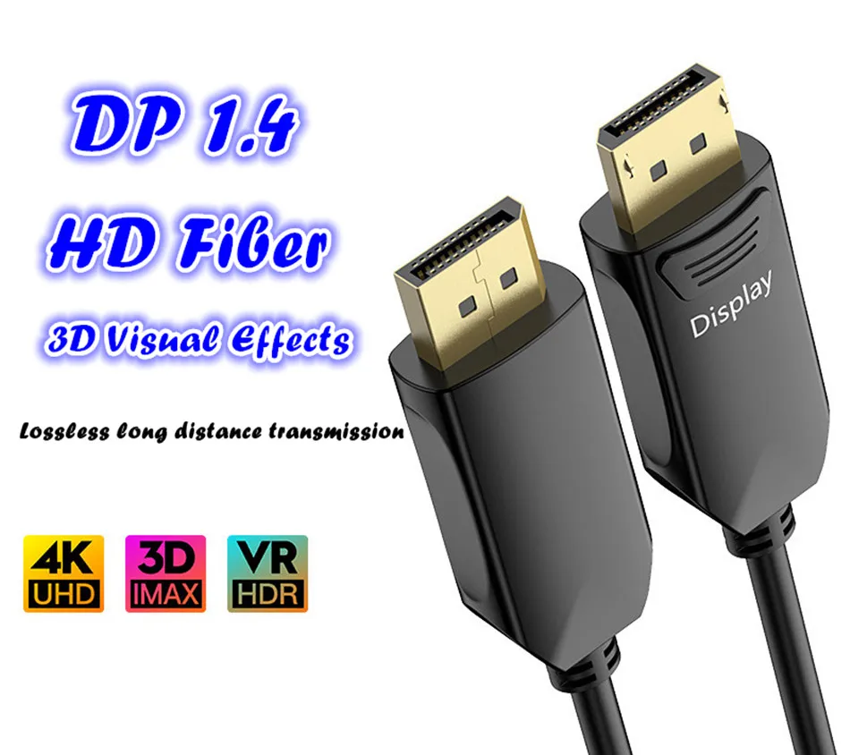 Кабель Displayport версии 1 4 оптический кабель 32 Гбит/с 4K 144 Гц HD Удлинительный 5 м 10 15 20 25