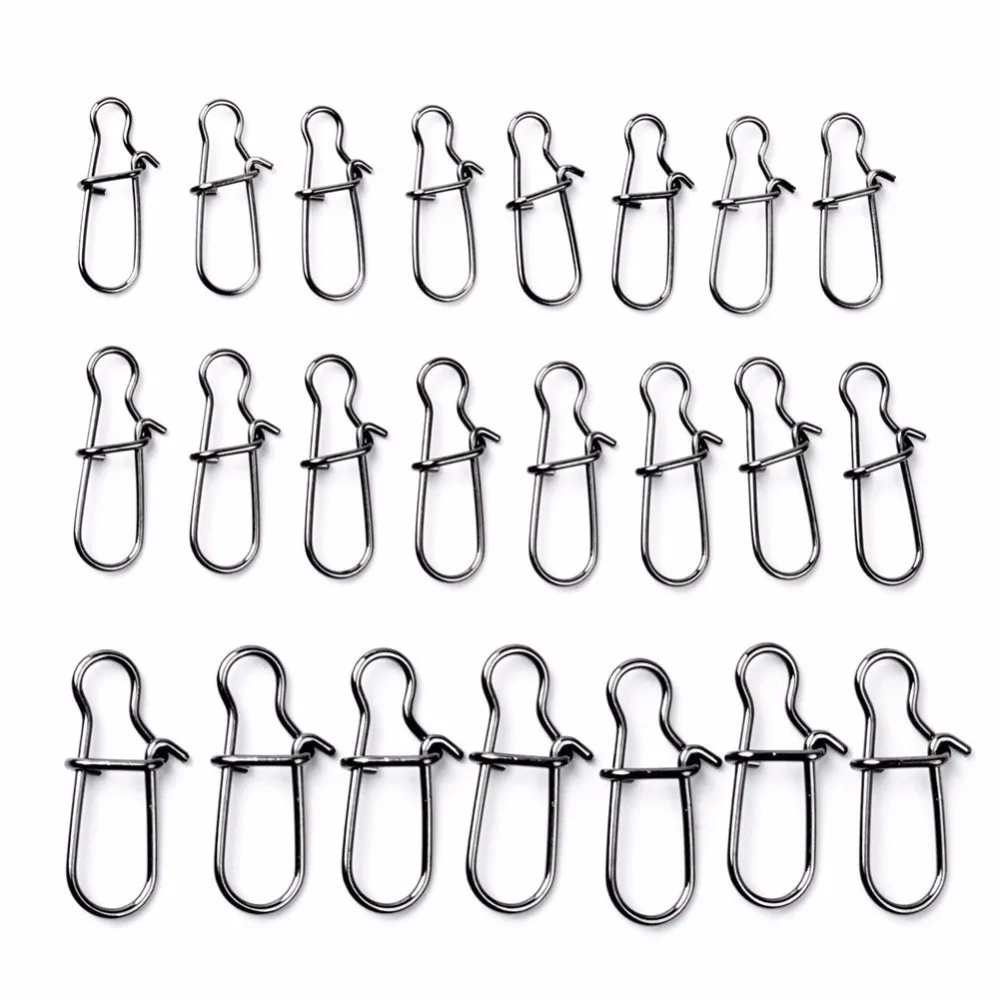 

Mounchain Generic Fishing Duo-lock Snap 0.6` 25lb (Pack of 200)