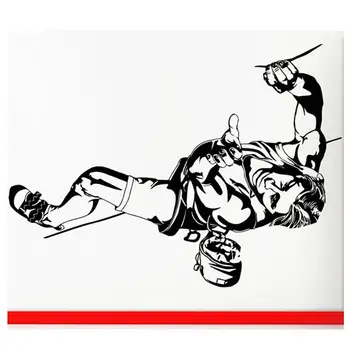 

Climbing Sticker Climbers Decal Extreme Sports Posters Vinyl Wall Decals Parede Decor Mural 19 Color Choose Climbing Sticker