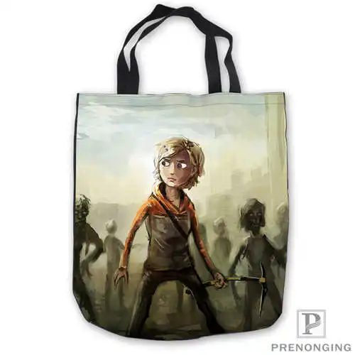 Пользовательские холст the_walking_dead ToteBags Ручные Сумки хозяйственная сумка