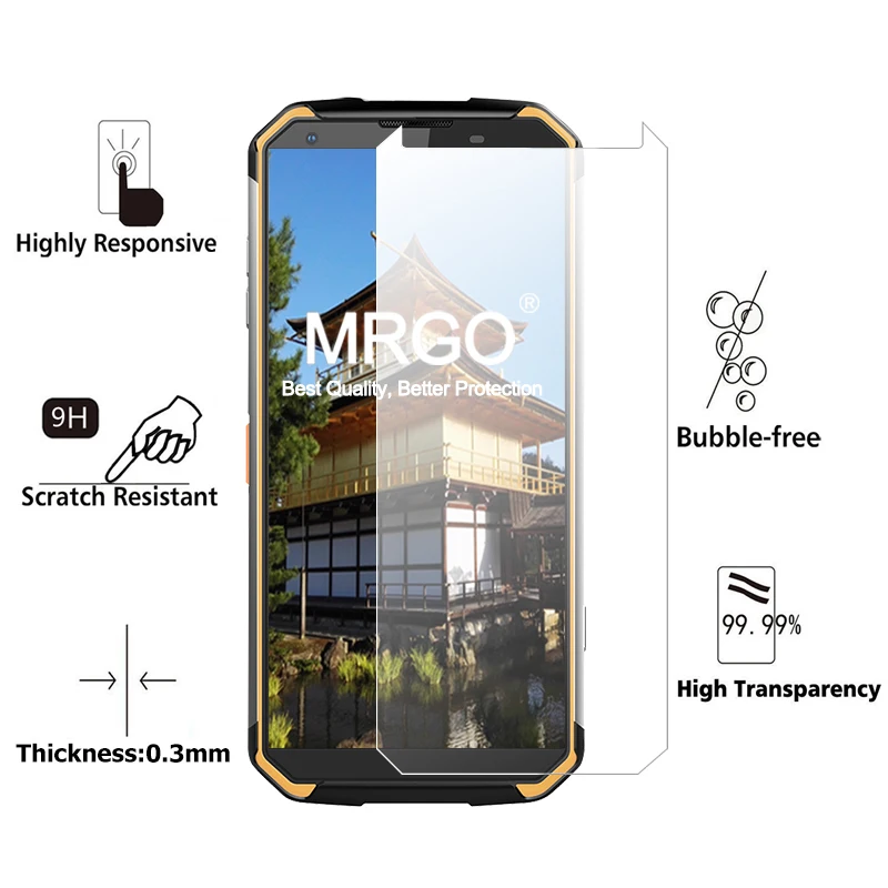 Закаленное стекло MRGO для Blackview BV9500, защита экрана 9H 2.5D, Защитное стекло для телефона Blackview BV9500