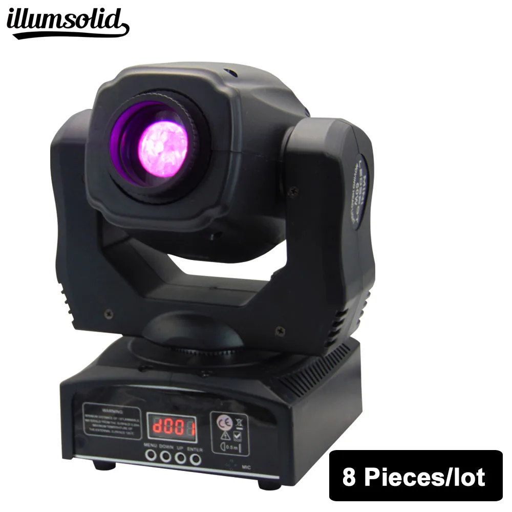 

(8pcs/lot)Mini Spot 60W LED Moving Head Light With Gobos Plate and Color Plate 60W Mini Led Moving Head Light