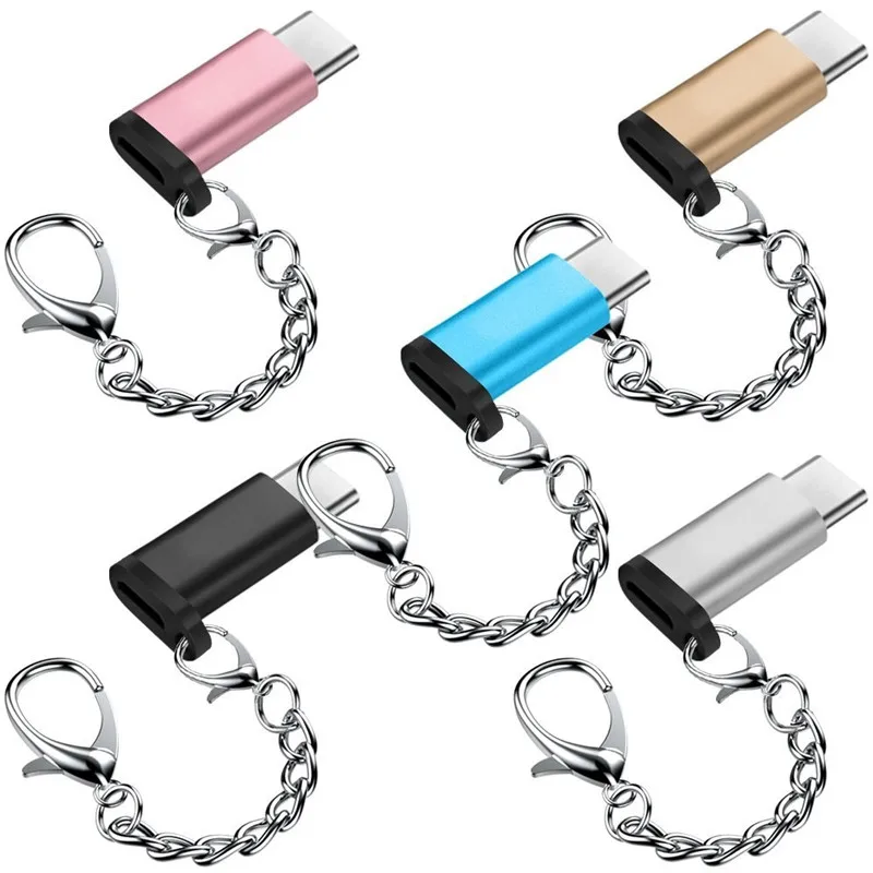 Адаптер Type C OTG Micro USB Female to Мужской конвертер зарядный кабель для синхронизации