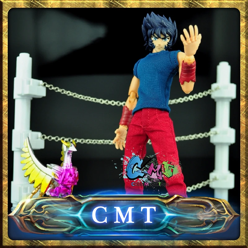 

CMT JACK model saint seiya Cloth Myth EX 2.0 Phoenix Ikki Mufti Cloth form and cloth box Challenge Scene action figure