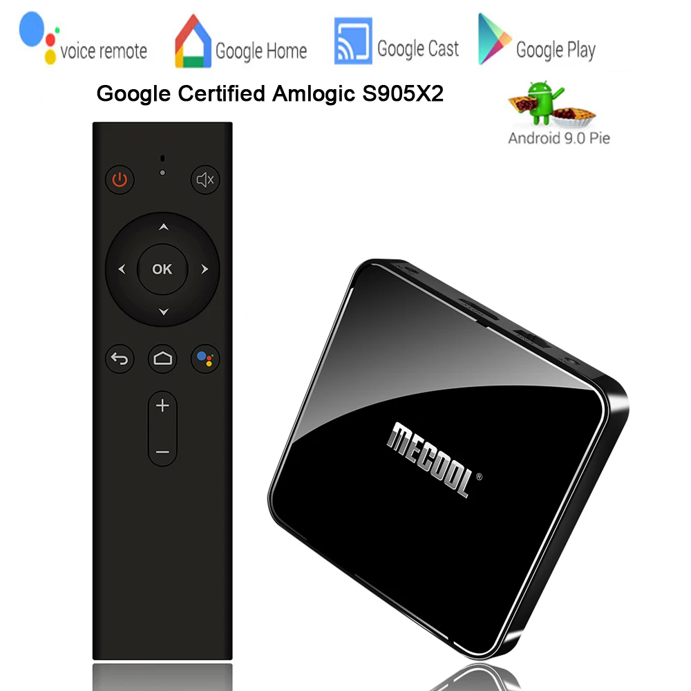

Google Cast Android TV Box KM3 Android 9.0 TV Box Amlogic S905X2 4G DDR4 64G ROM 4K Certified ATV Smart TV Box android Voice