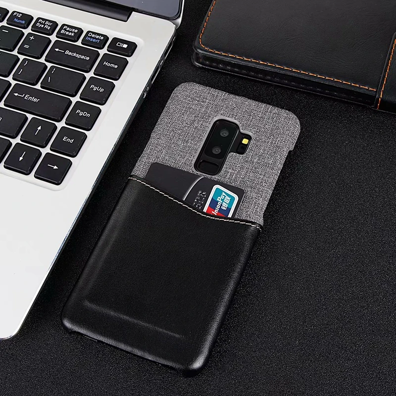 Чехол накладка для Samsung Galaxy S8 S9 S10 Plus из ПУ кожи|Бамперы| |