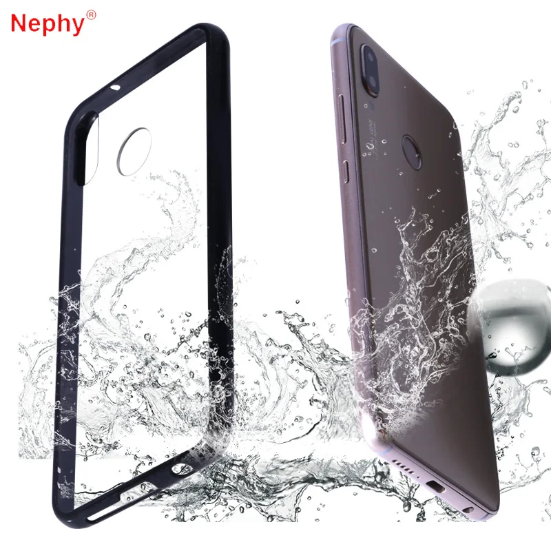 

Clear Silicone+Acrylic Plastic Case for Huawei P30 Mate 20 Pro Lite Cell Phone Shockproof Ultra thin 360 full Protect Back Cover