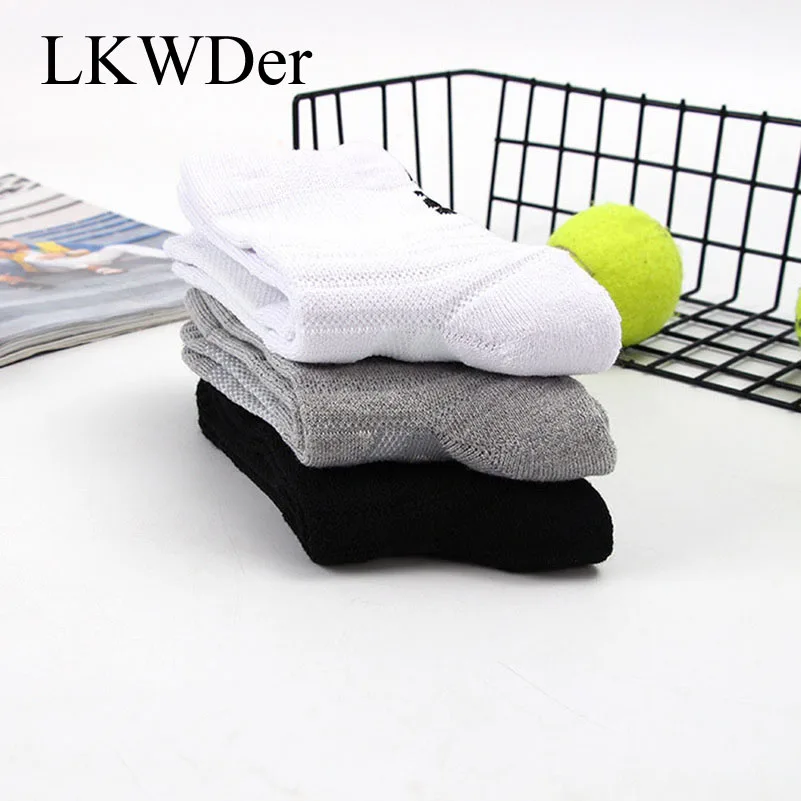 LKWDer 5 пар мужские носки элитные спортивные Calcetines Hombre махровые толстые