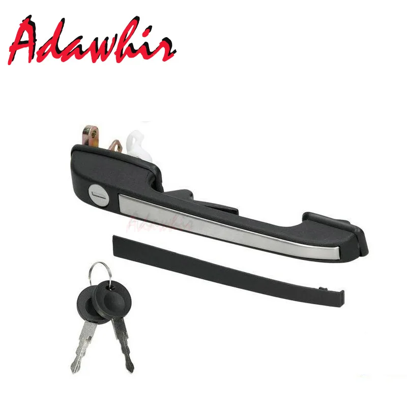 Для AUDI 80 78 86 100 77 83 внешняя правая ручка передней двери с 2 клавишами 813837206C