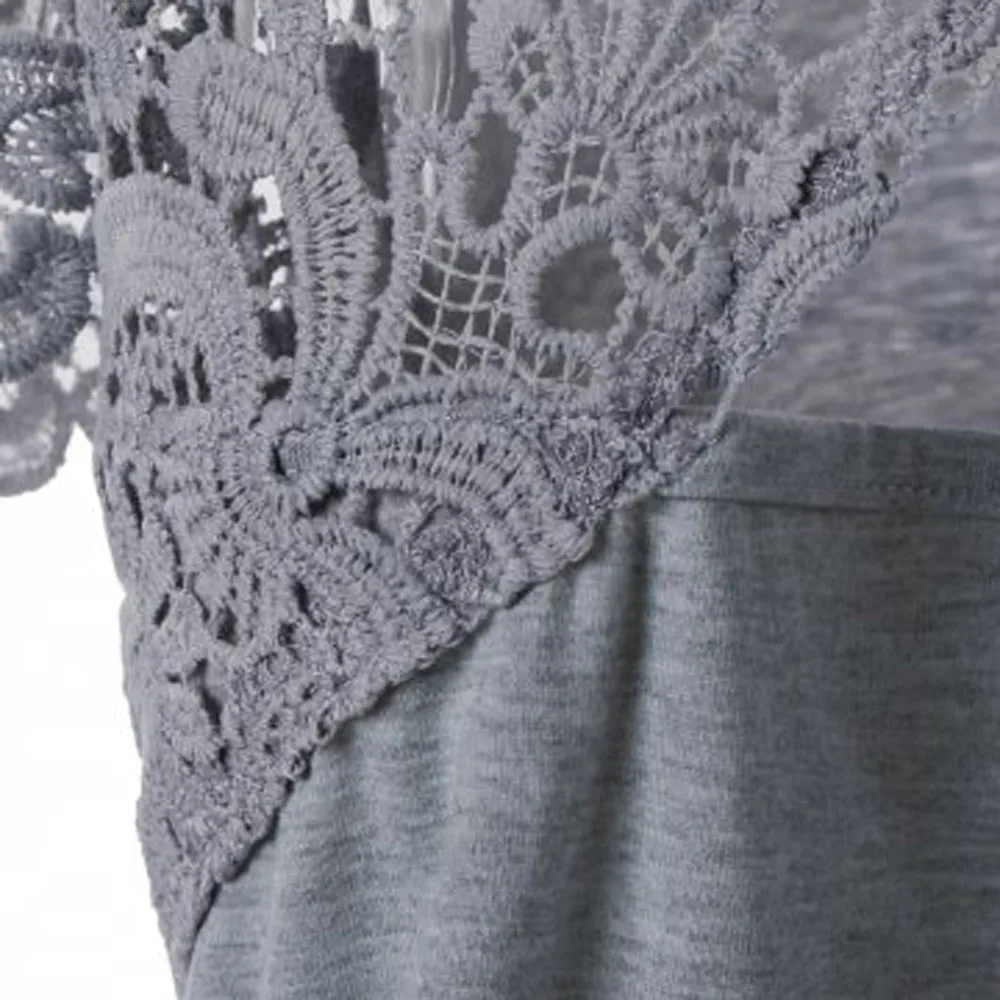 Señoras Sexy de encaje blusa de las mujeres Halter con cuello en V de manga corta Tops verano camisa Casual Ropa de Mujer # Z Señoras Sexy de encaje blusa de las mujeres Halter con cuello en V de manga corta Tops verano camisa Casual Ropa de Mujer # Z