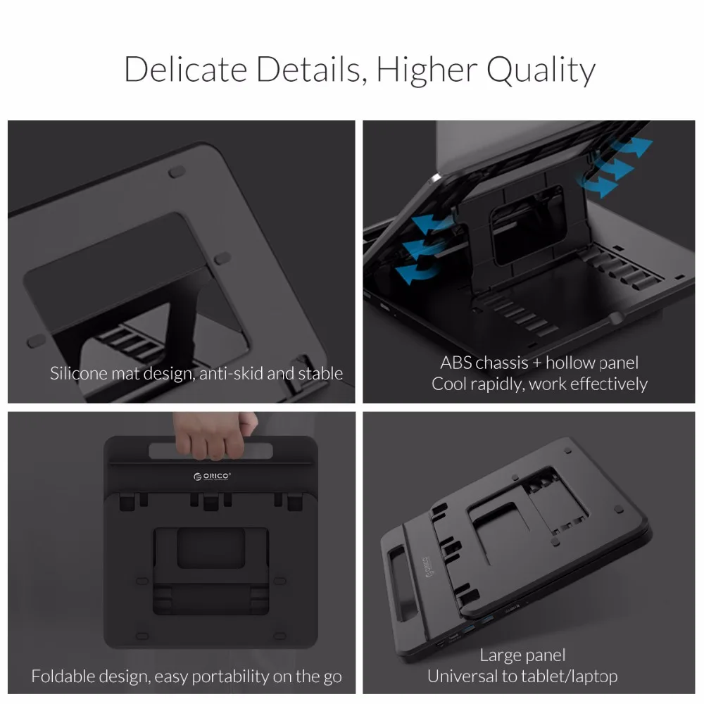 ORICO держатель для ноутбука USB C к HDMI PD 3 0 концентратор SD/TF порты 7 углов Регулируемый