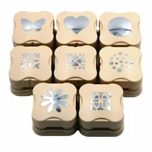 2,5-3,5 см ручной работы ремесла и Скрапбукинг инструмент бумажный дырокол для фотогалереи DIY подарочная карта магнитные Пробойники тиснение устройство