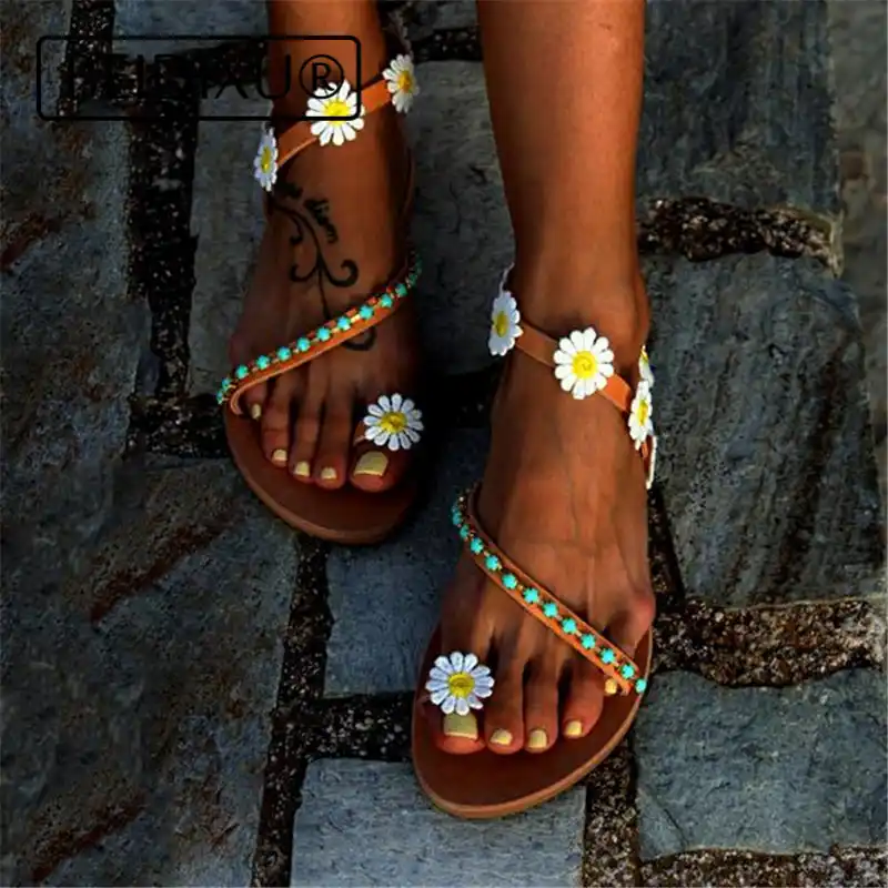 BEIDIXU PENG Bohemian Sandals Flats Gladiator Roman Greek BEIDIXU PENG Bohemian Sandals Flats Gladiator Roman Greek