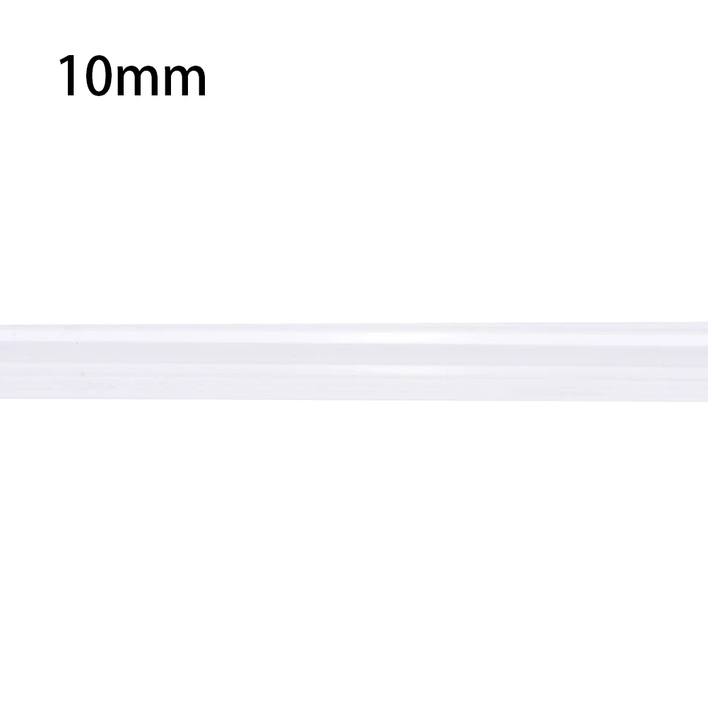Новые прозрачные стеклянные многоразовые соломинки 6-14 мм для свадьбы, дня рождения, вечеринки - Цвет: 10mm M