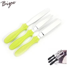 3 шт. маленький коленчатый/угловой шпатель палитра нож. Торты/глазурь/сахарное ремесло/помадка-инструменты для украшения торта