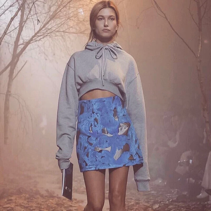 Sweatshirt Cotton sexy belly button Sweatshirt women clothes 2019 Solid color ultra short bat sleeve New arrive fashion brand