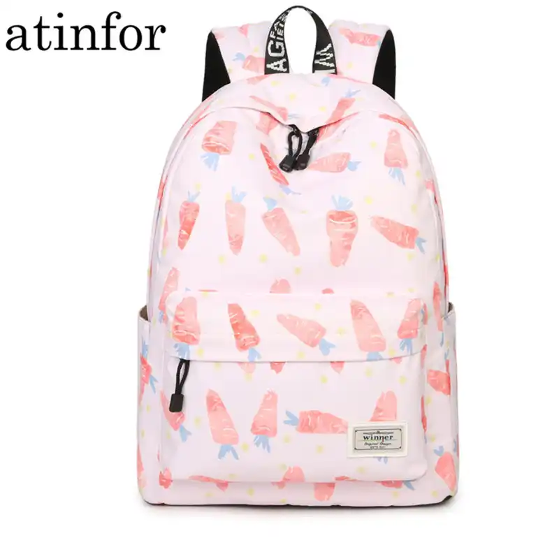 pink knapsack