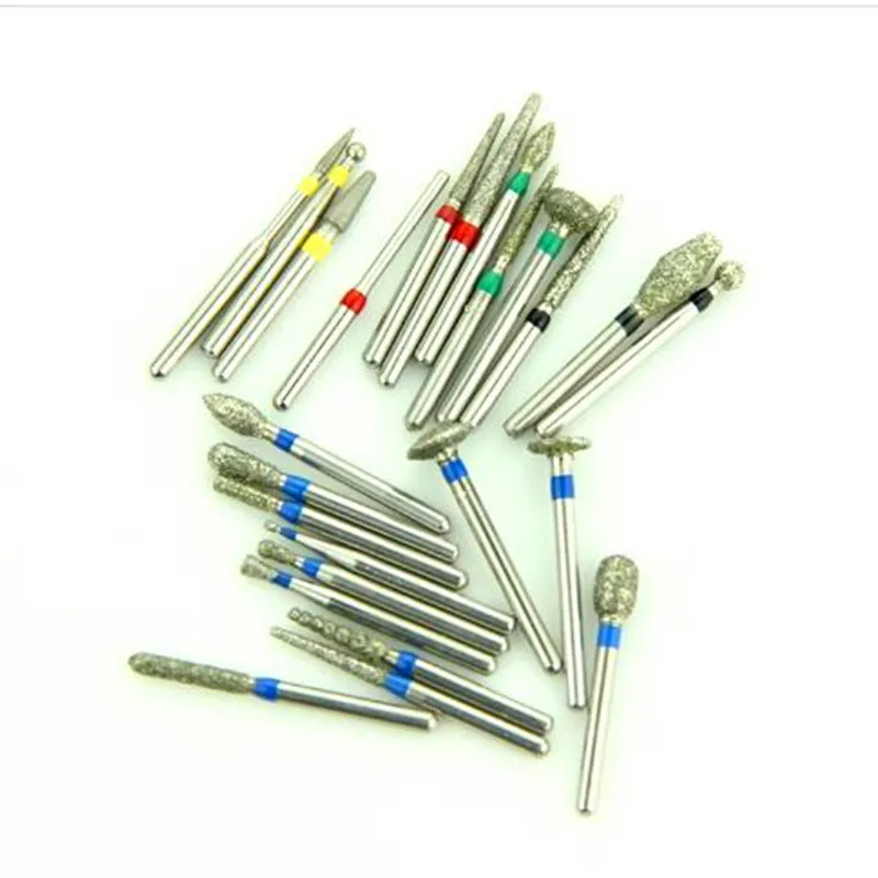 

100 Pieces/Lot Dental Lab Equipment Jeweler 1.6 mm High Speed FG Diamond Burs Polishing Trimming Drill For High Speed Handpiece