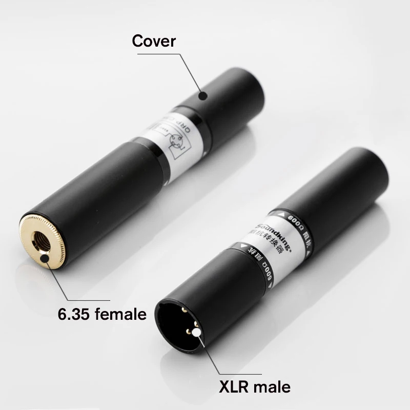 Soundking XLR male to 6 35 female 600 ohm аудио сопротивление адаптер аксессуары для стадиона C54|xlr