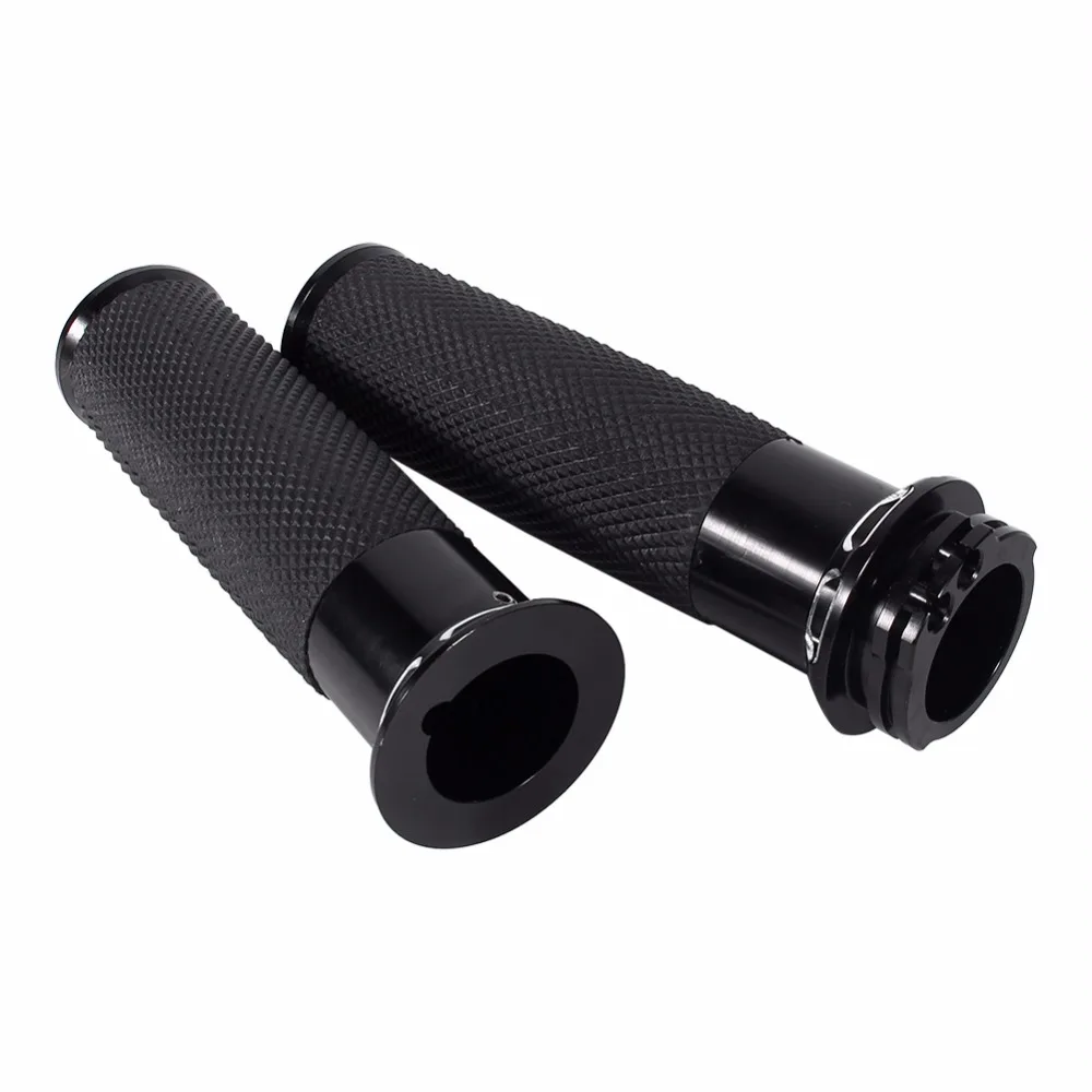 Universal 1"25mm CNC Handle Bar Hand Grips For Harley Sportster Touring