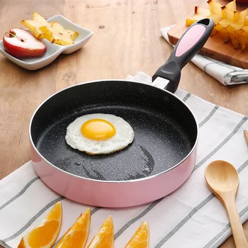 

20cm diameter Medical stone pot Non-stick pan Smokeless pan Aluminum alloy omelet pans Not sticky Steak frying pan general use