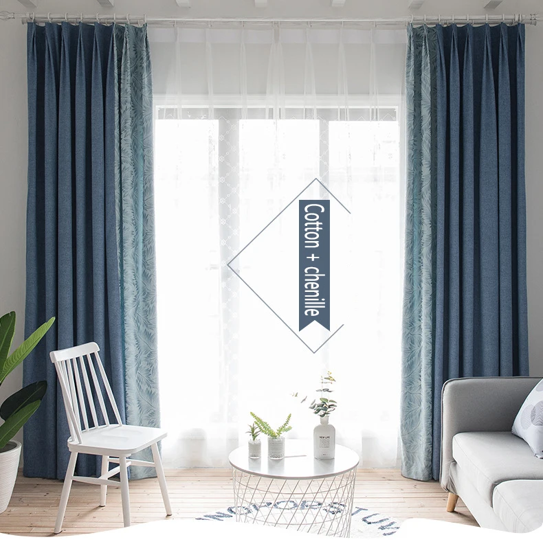 Top Solid Color Faux Linen Blackout Curtains for Living Room Modern Curtains for Bedroom Window Curtains kitchen Curtains Blinds 0