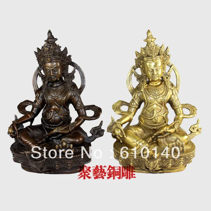 

Bronze statue copper the god of wealth decoration mammographies lucky color your choice
