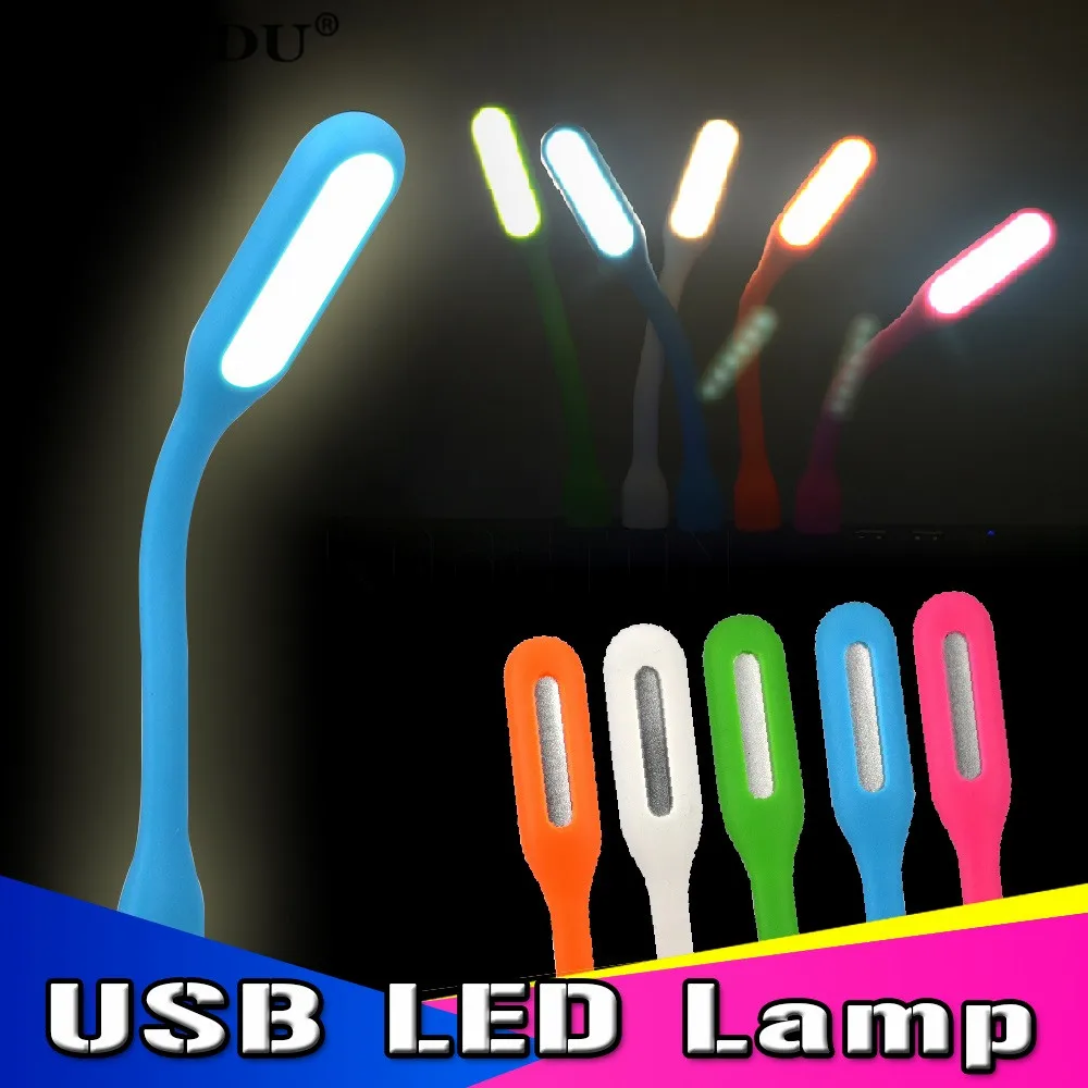 Портативный Гибкий металлический USB светодиодный светильник KEBIDU складной Ультра