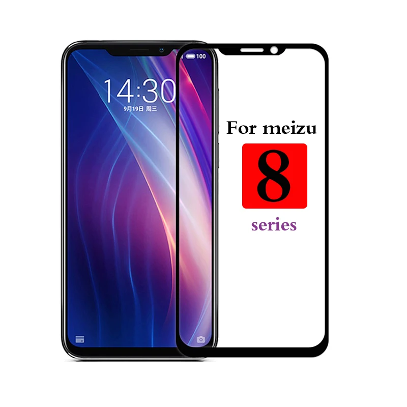 

Protective Glass For Meizu m8 Note Note8 x8 v8 Pro Full Screen Tempered Glas Maisie x v m 8 8x 8v 8m Phone On The Film 9h 8note