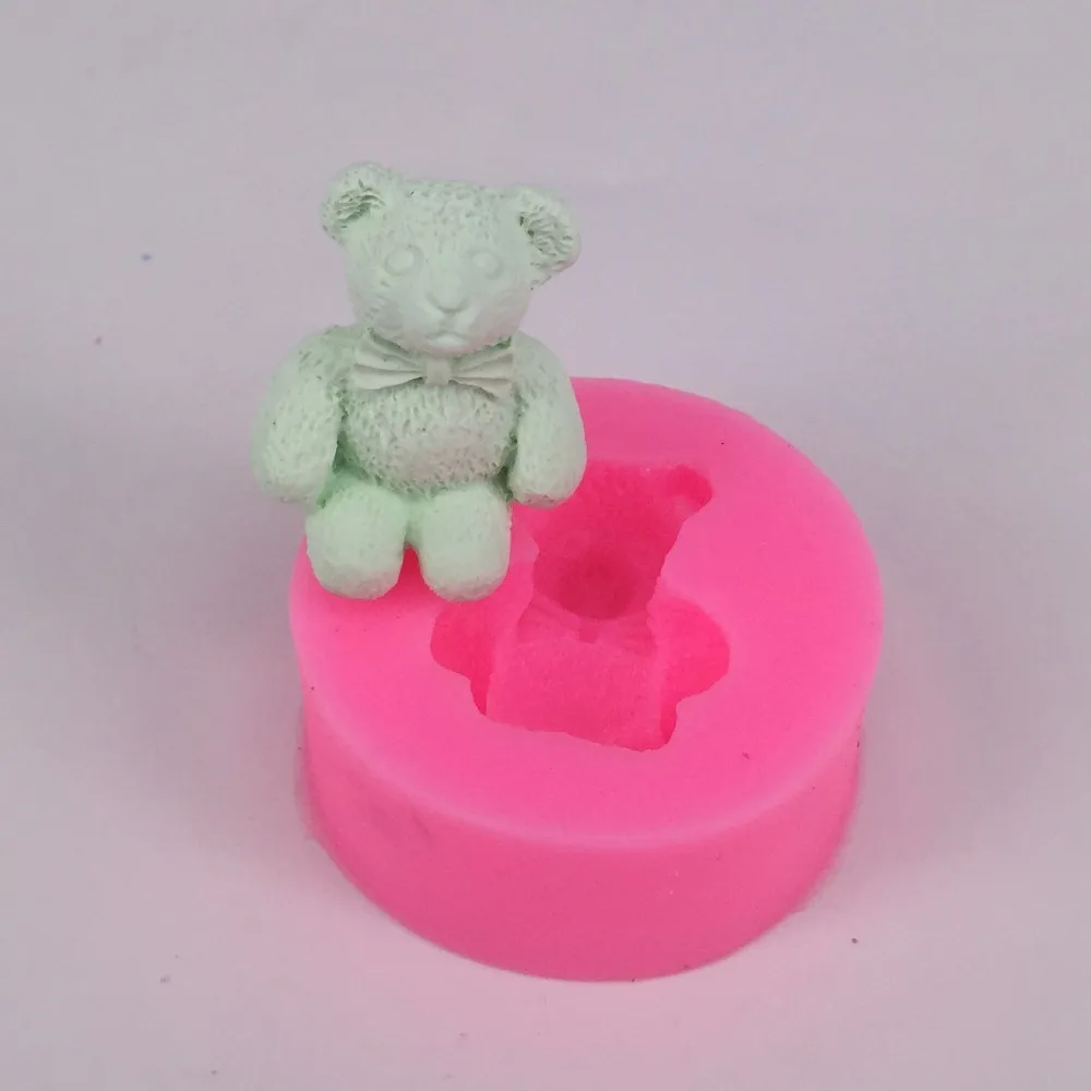 Помадные формы Φ P1005|fondant molds|silicone moldbear silicone mold |