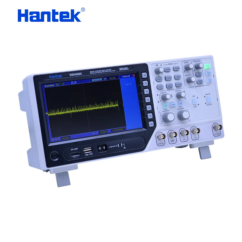Hantek DSO4102C цифровой мультиметр осциллограф USB 100 МГц 2 канала 7 &quot64 K TFT произвольный