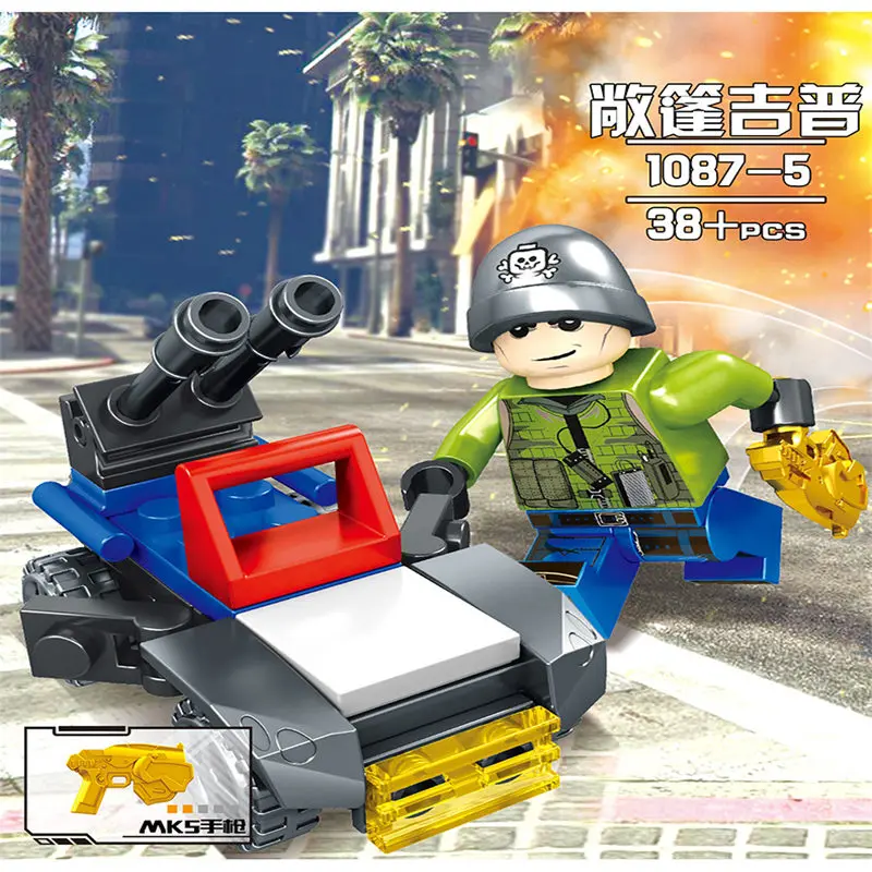 Compatible Legoings Model Building Kits Toys for Boys Military Profession Series Star Wars DIY Building Blocks Figures Mini Toy  (9)