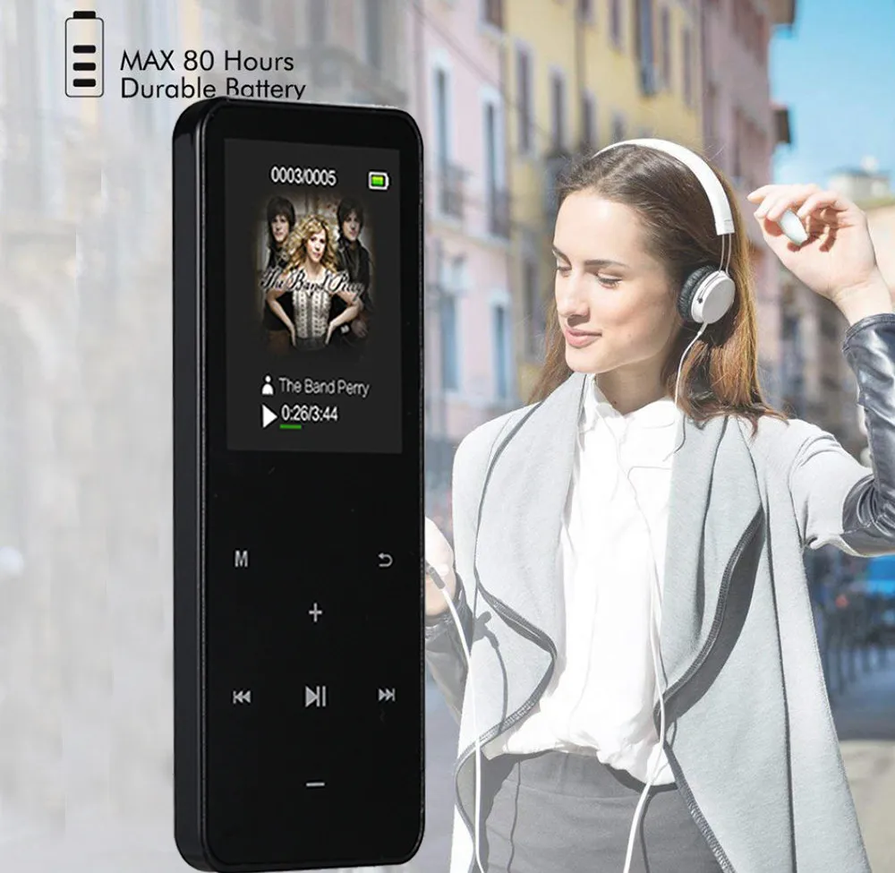 

NEW Mini Slim Digital MP4 1.8-inch Player LCD Screen 8GB Memory Capacity Full-band FM Stereo Radio Video Games Movie 10Aug 20