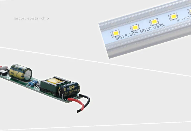 T5 светодиодный светильник 300 мм 6 Вт 500lm 600 мм 10 Вт 900LM светодиодный светильник AC85-265V Epistar SMD 2835 CE& ROSH теплый белый холодный белый светодиодный светильник