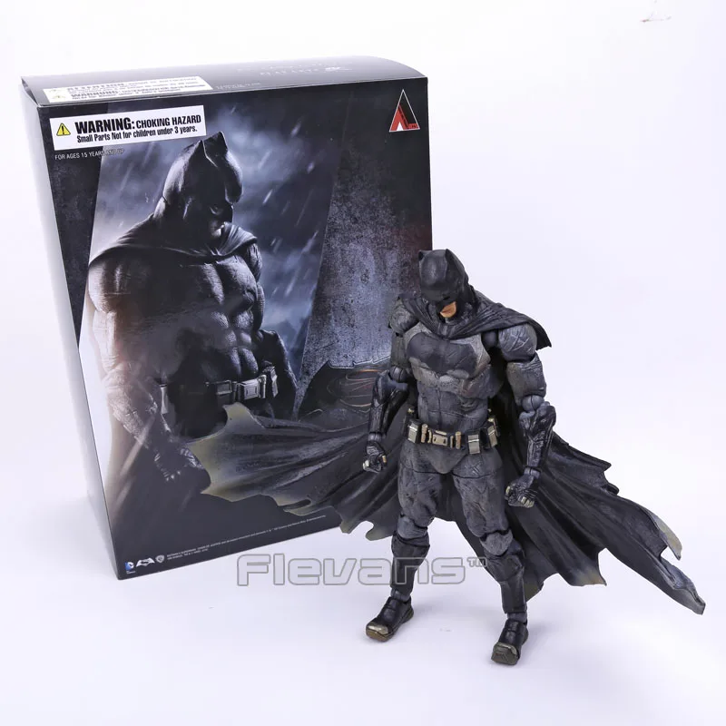 Play Arts KAI Batman v Superman Dawn of Justice № 1 Бэтмен ПВХ фигурка Коллекционная модель игрушки 25 см - Цвет: 25cmBoxed