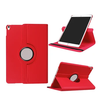 

New 2019 artificial leather and plastic Stand Rotatable Case For iPad 10.5 360 degrees Leather Anti-shock