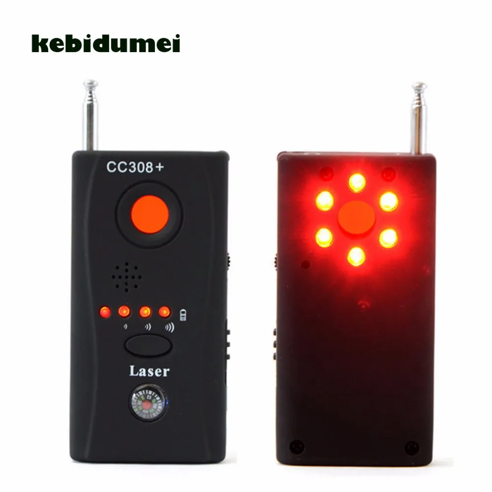kebidumei 2017 CC308+ Detector Wireless Camera Lens Signal Detector Radio Wave Signal Detect