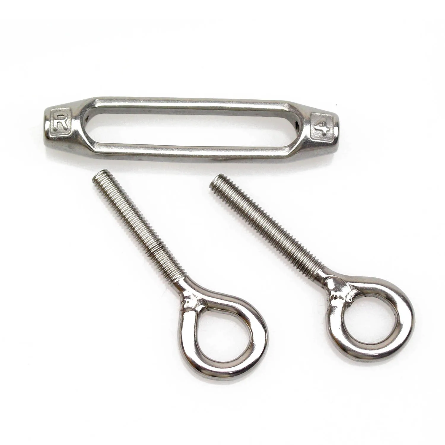 

M4 Stainless Steel 304 Eye & Eye Turnbuckle Wire Rope Tension (5Pcs)