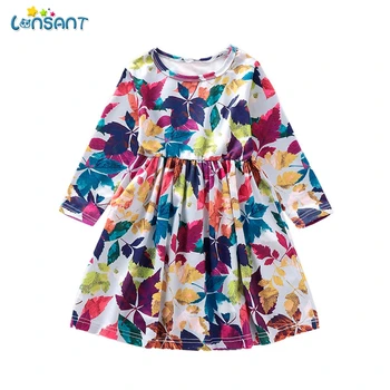 

LONSANT Princess Baby Girls Clothes Newborn Toddler Baby Girls Sweet Pritned Dress Christmas Baby Party Dresses N30