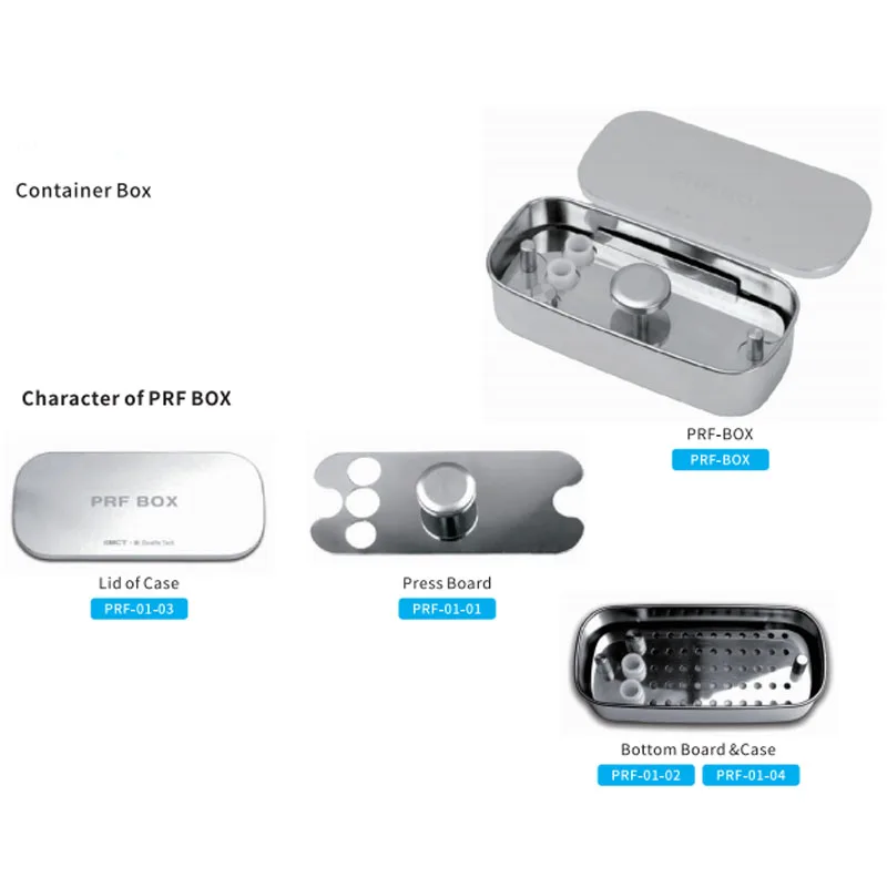 Dental Imstrument MCT Implant container box/Dental Implant PRF BOX/Dental Implant Instrument MCT Plate Rich Fibrin box dental implant biomaterials