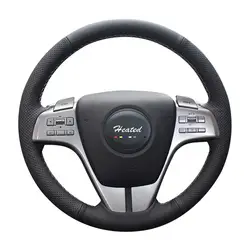 Наппа рулевого колеса автомобиля крышки для Mazda 6 Atenza 2009-2013 год Оплетка на руль для мазда 6