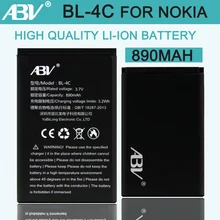 Original ABV Brand bateria BL-4C bl 4c Mobile Phone Battery for Nokia 1202 1265 1325 1506 1508 1661 1706 2220s 2228 battery