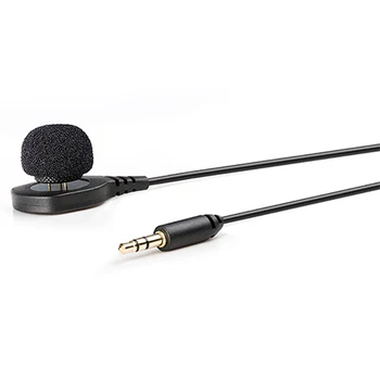 

Omnidirectional 3.5mm Wearable Pin Condenser Microphone for Canon Nikon Digital DSLR SLR Camera Camcorder Film Theater Video Mic