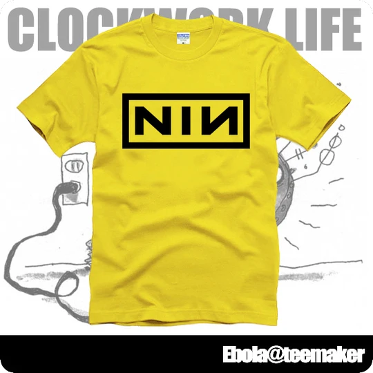 Ectic Новинка 2018 Бесплатная доставка Модная одежда для пары NIN Nine Inch Nails Летняя