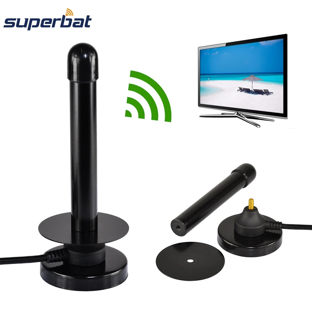 Superbat Digital Freeview 28dBi Antenna Aerial with 150cm Cable TV Plug Male Connector for DVB-T HDTV Customizable | Мобильные
