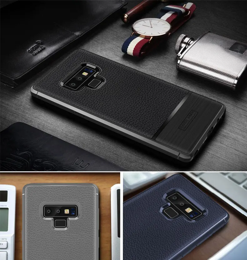 Роскошный кожаный чехол для samsung Galaxy Note 8 9 J2 J3 J4 J6 J5 J7 J8 2018 A7 A8 A9 S8 S9 плюс